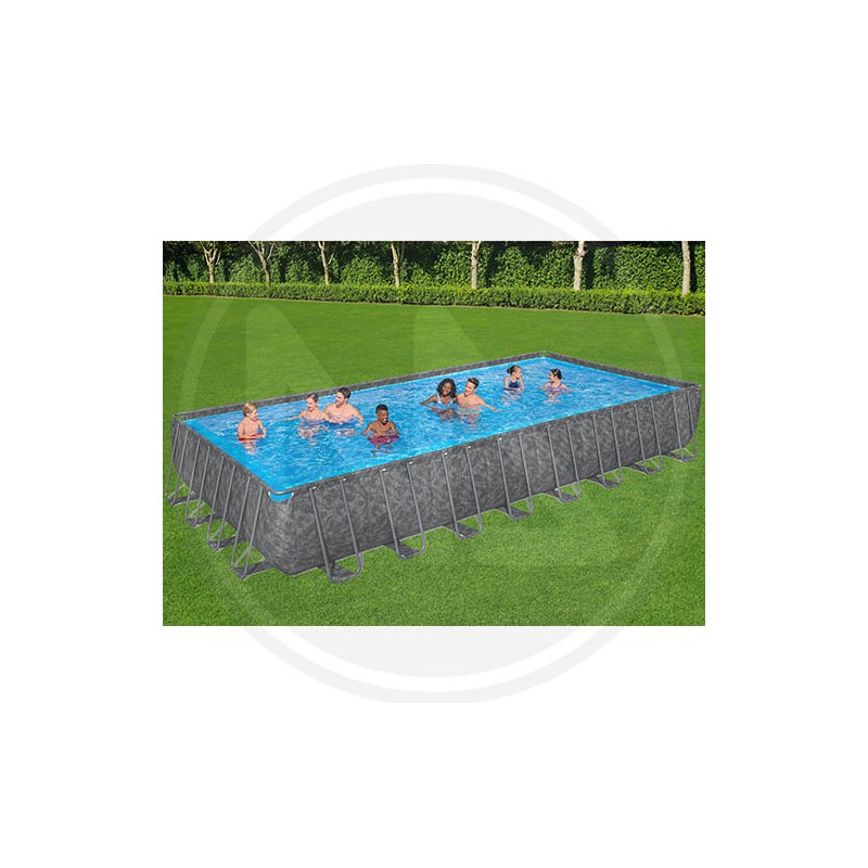 RECTANGULAR HARD SET POOL "MAGGIORE" 956X488X132H CM.