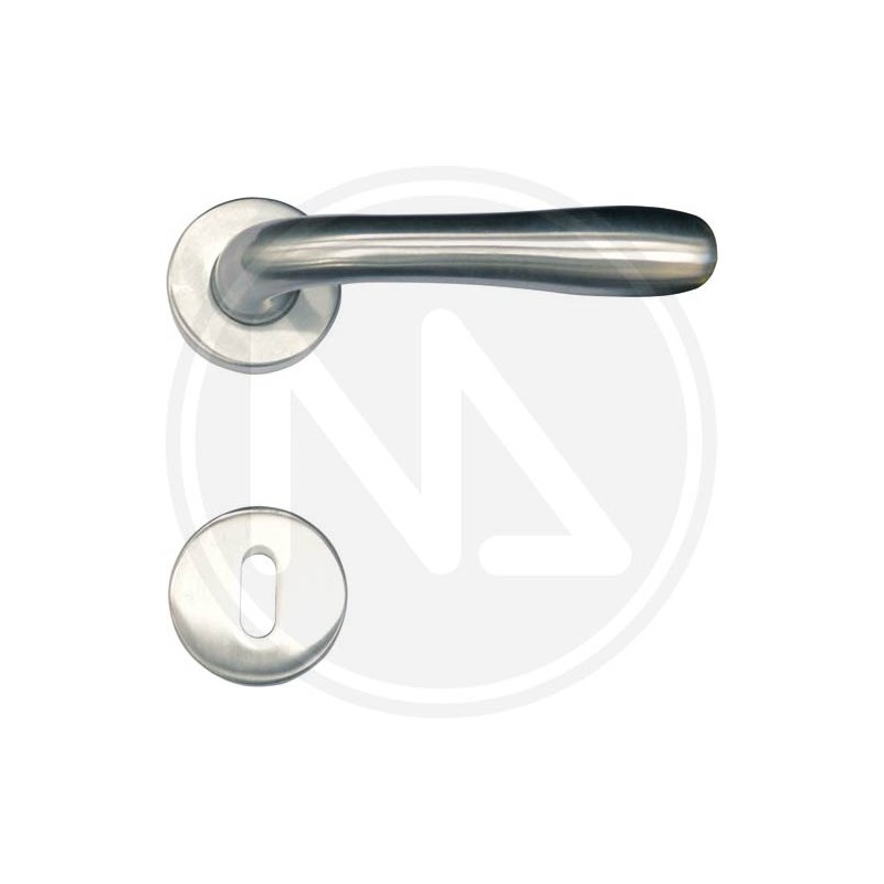 CHROME POLISHED DOOR HANDLE "AMALFI"