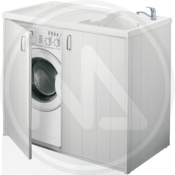 resin cover washing machine + washbasin (kit)