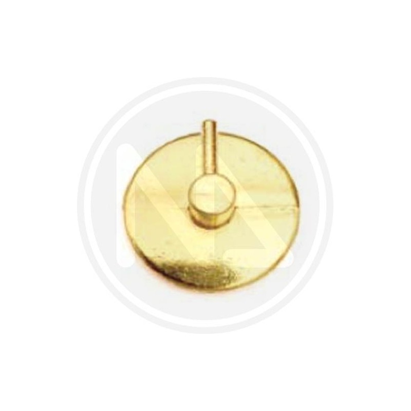 ROUND GOLD STEEL HOOKS STICKER FOR CURTAIN RODS "ONE PRICE" MAURER