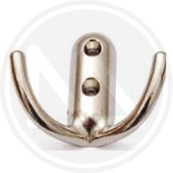 CHROMED ZAMA ALLOY COATS HOOK "one price" MAURER