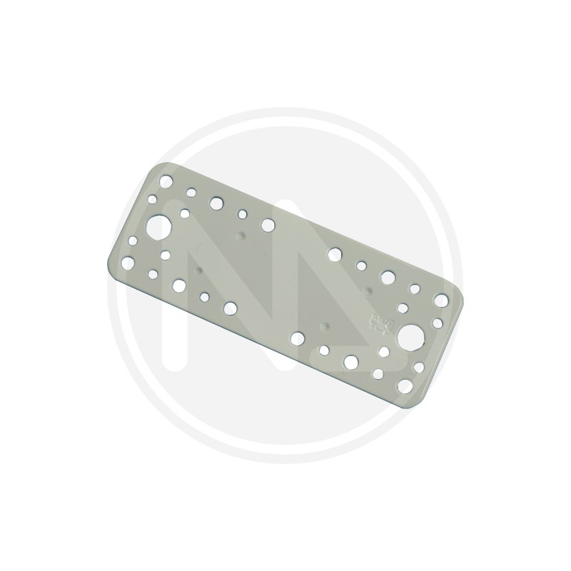 WHITE steel straight plate for beams L 65