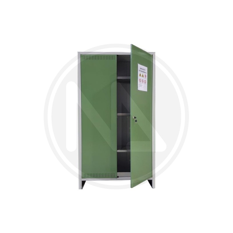 METAL WARDROBE FOR PHYTOPHARMANTS WITH SHELVES