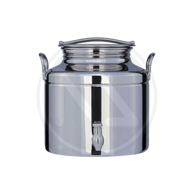 5LT STAINLESS STEEL "OLIDAY" OIL DRUM