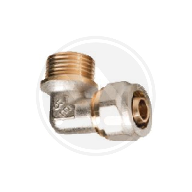 RACCORDO MULTISTRATO CURVO MASCHIO art. 392/H