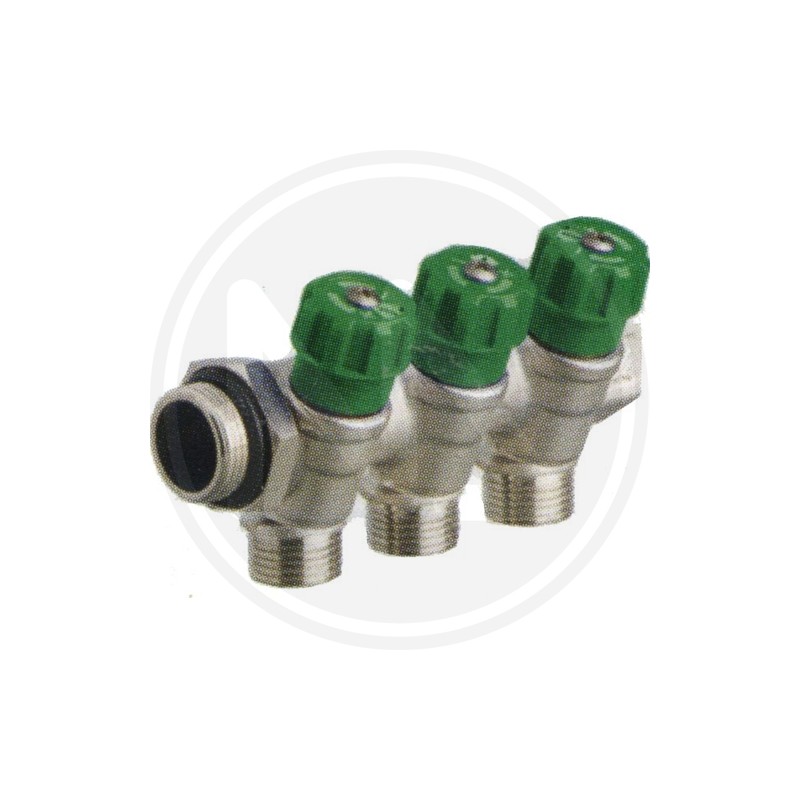 3 WAY MANIFOLD WITH VALVE ART. 396