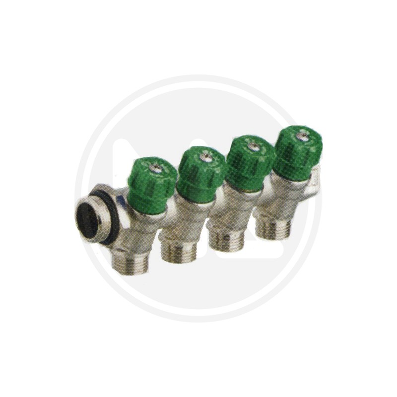 4 WAY MANIFOLD WITH VALVE art. 397