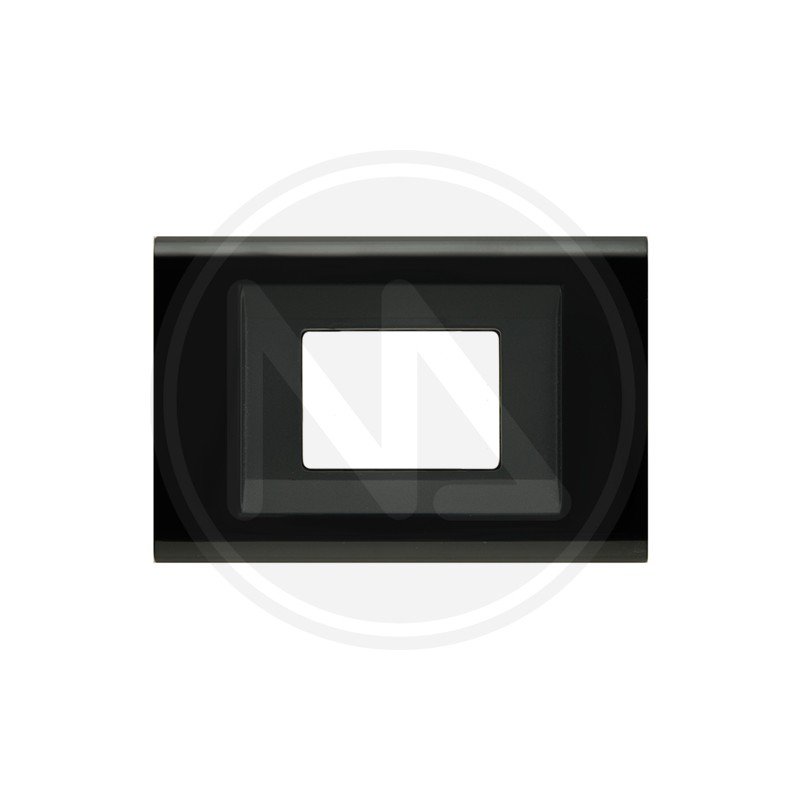 COPRINTERRUTTORE MAGIC IN abs nero "CLICK" schuko FEB