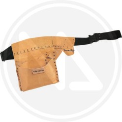 BORSA CARPENTIERE in CROSTA MULTITASCHE CON BORCHIE