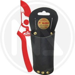 SCISSOR HOLDER IN STUDDED ARTISAN LEATHER