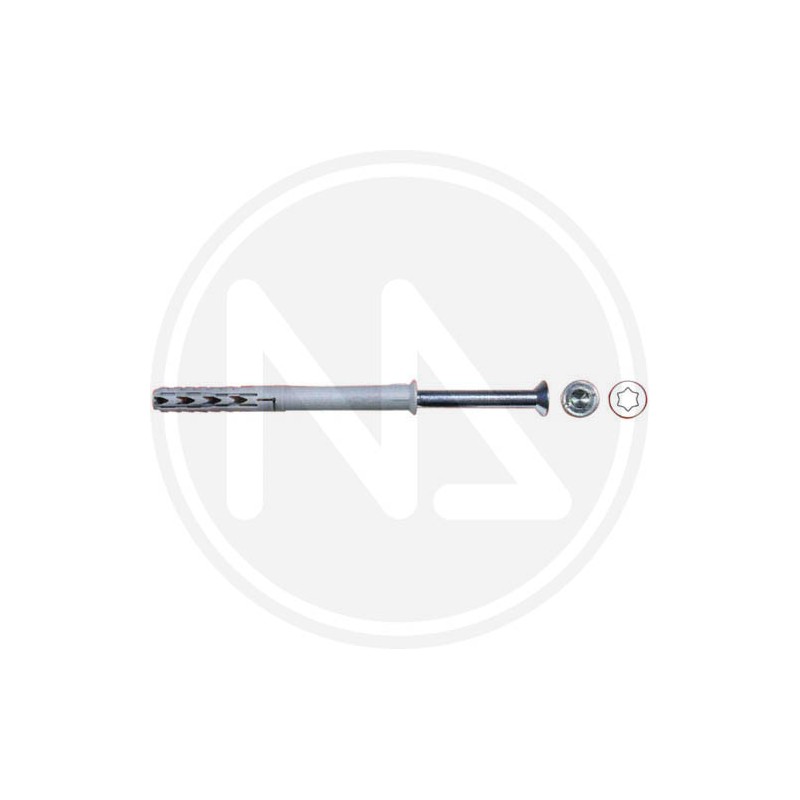extended nylon plug with screw tx "SXR-WT IS" fischer