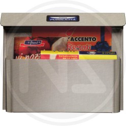 CASSETTA PORTA PUBBLICITA' IN ACCIAIO CON TETTO "41415" SILMEC