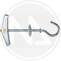 steel bolt with opened eye bolt