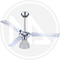 3 BLADE CEILING FAN WITH LIGHT AND REMOTE CONTROL "ZFR3121X"