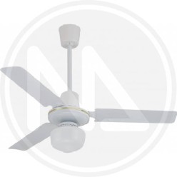 VENTILATORE A SOFFITTO 3 PALE INDUSTRIALE con luce