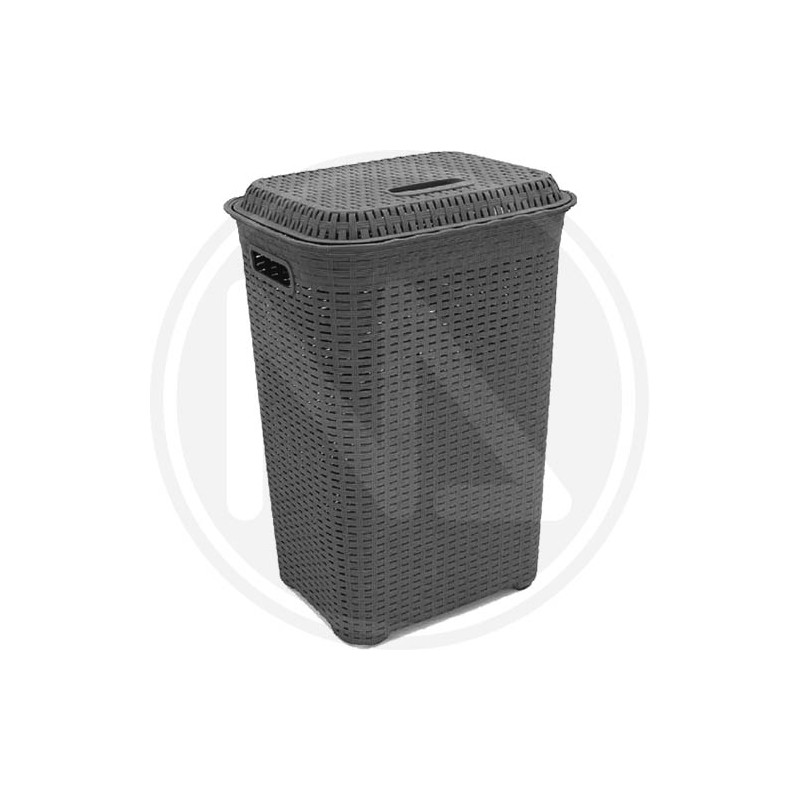 PORTABIANCHERIA IN RATTAN ANTRACITE 60 LT.