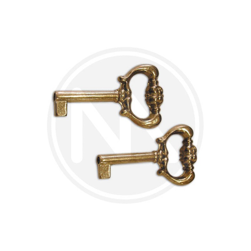 bright brass furniture key 80251
