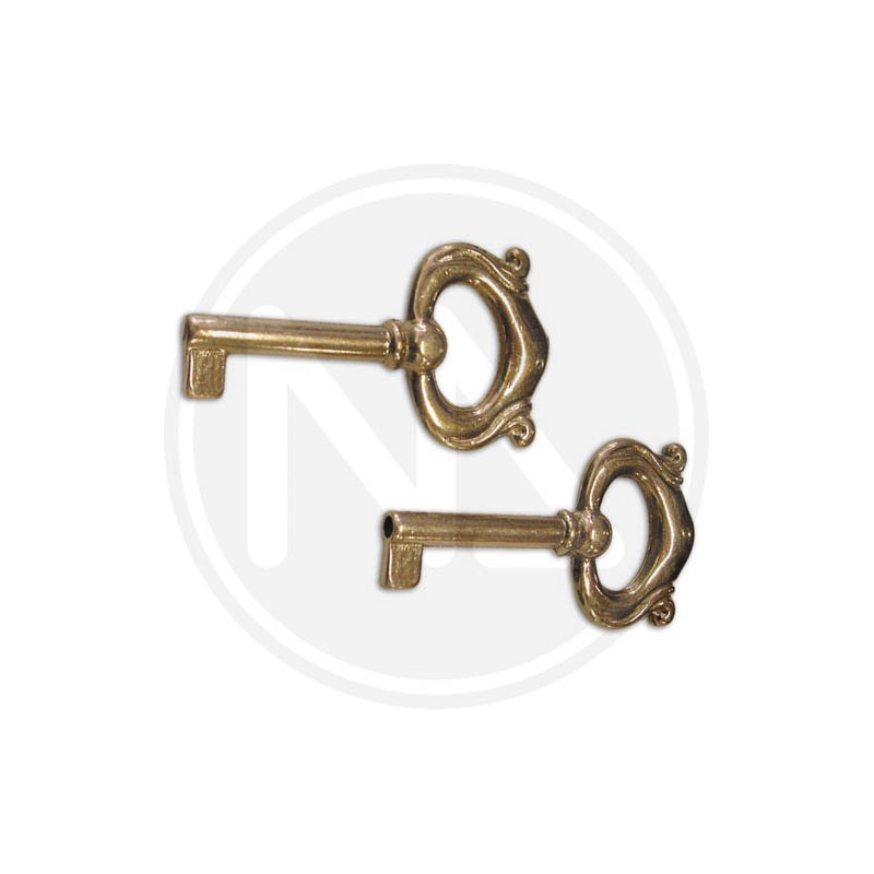 bright brass furniture key 8274