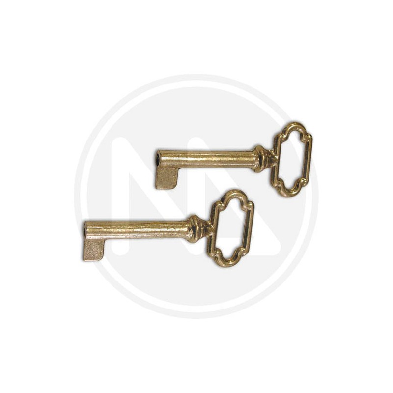 bright brass furniture key 81007