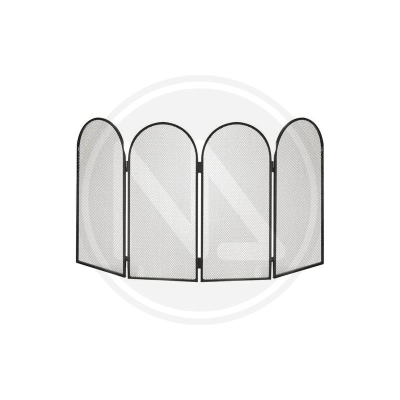 WROUGHT IRON SPARK GUARD 4 DOORS "ARCHI"