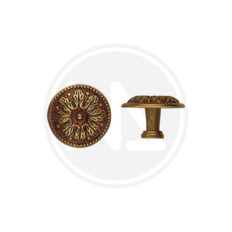 glossy gold knob for furniture 24479