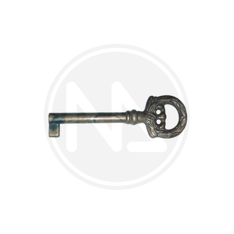 ANTIQUE BRASS furniture key 33726