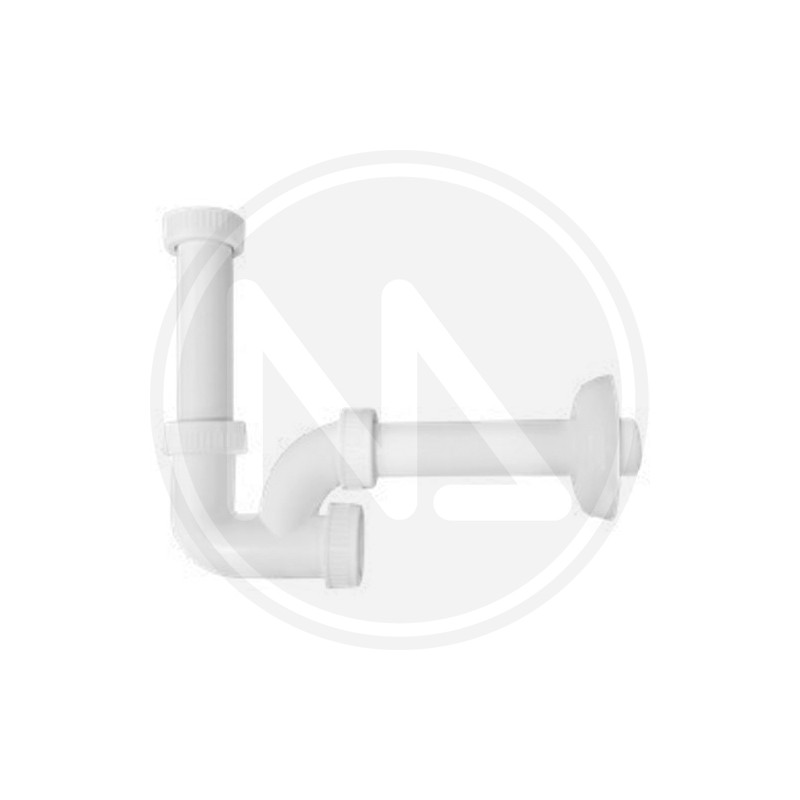 SIFONE A "U" ISPEZIONABILE per lavabo e bidet IN POLIPROPILENE