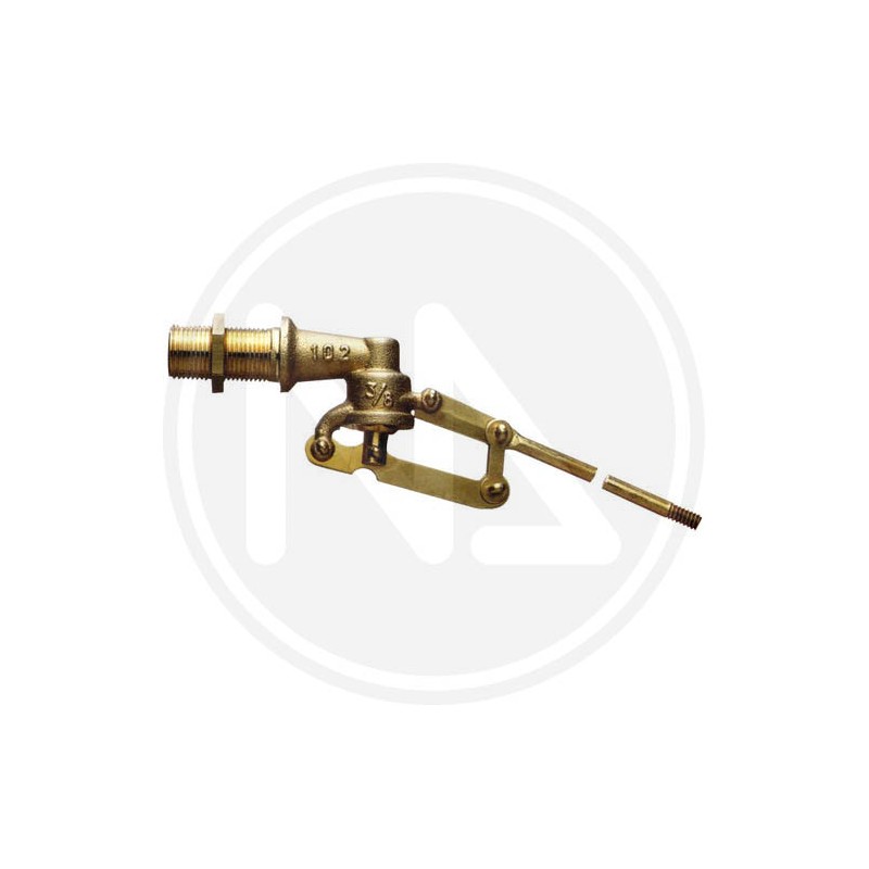 float valve with round bar