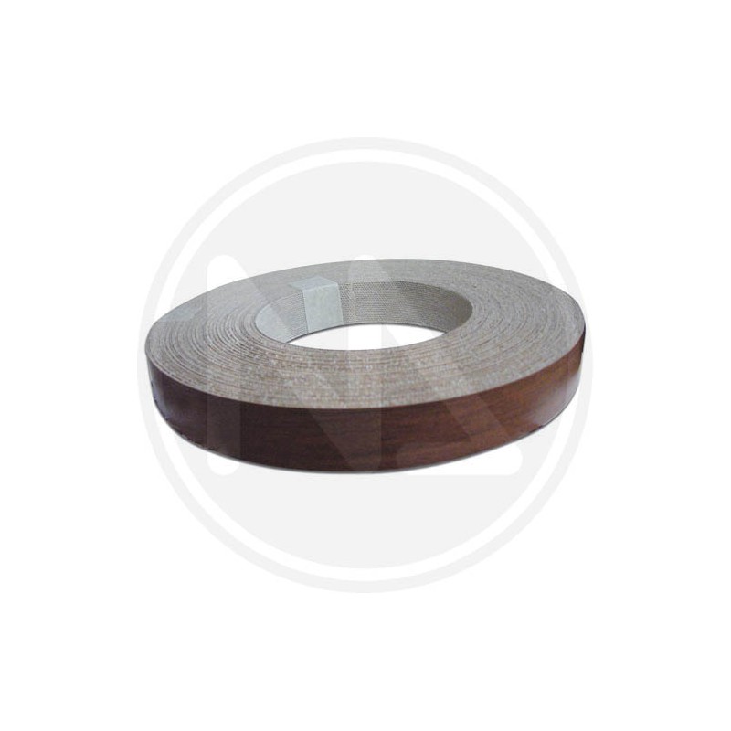 pre-glued melamine border for shelves DARK WALNUT