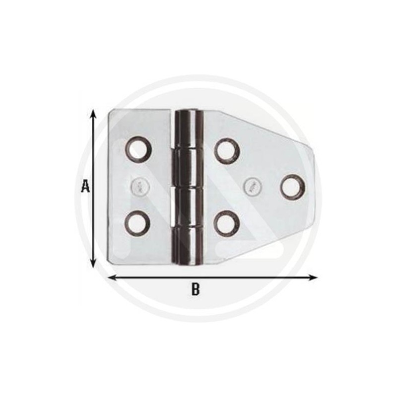 stainless steel HINGE FOR NAUTIC FURNITURE "852 IN" INOX