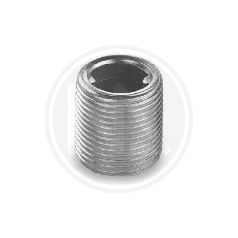 SIMPLE NIPPLE CONNECTOR IN GALVANIZED STEEL 531