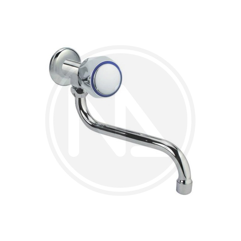SINGLE WALL TAP FOR "S" BARREL SINK