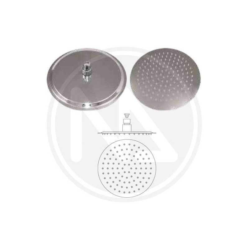 stainless steel ROUND Shower head with adjustable JOINT