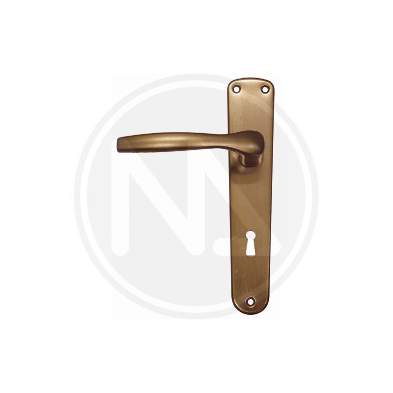 anodized aluminium door handle WITH PLATES