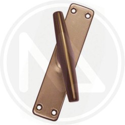 bronze anodized aluminium espagnolette for window "GINEVRA"