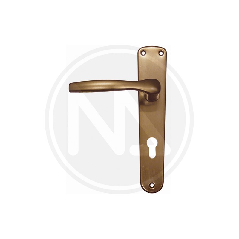 anodized aluminium door handle HOLE YALE