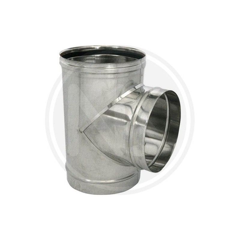 STAINLESS STEEL "T" JOINT FOR PIPE PELLET STOVE