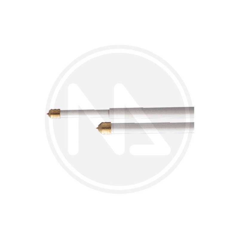 bris bris A MOLLA in acciaio plasticato bianco-ottone