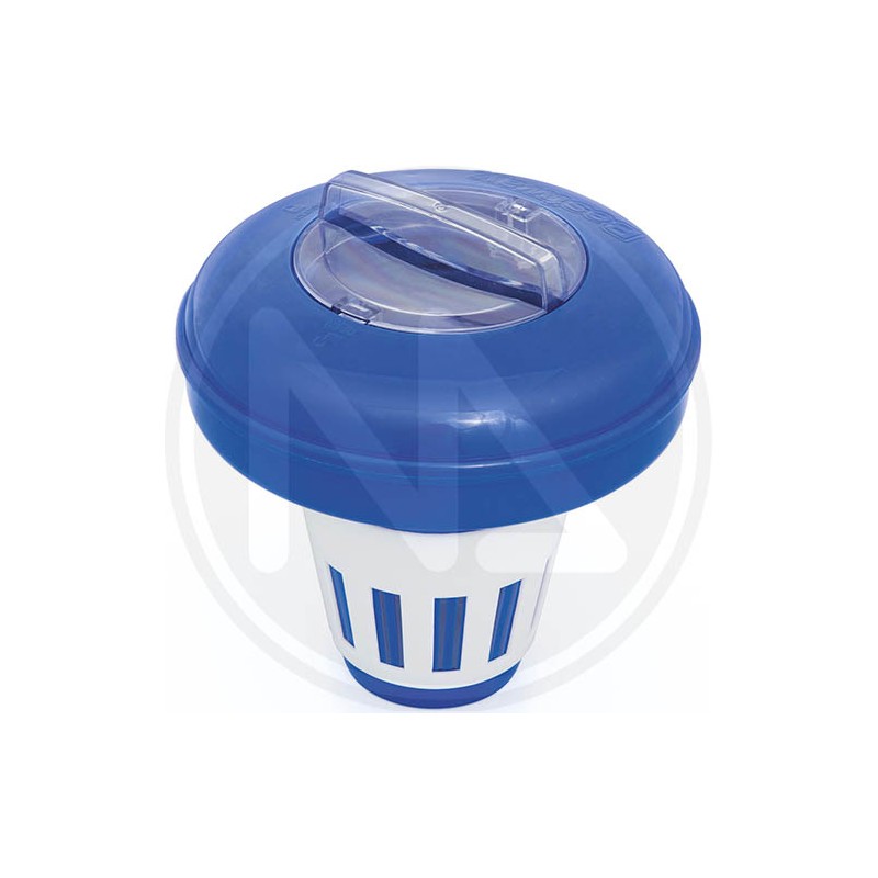 floating chlorine pill distributor for pool