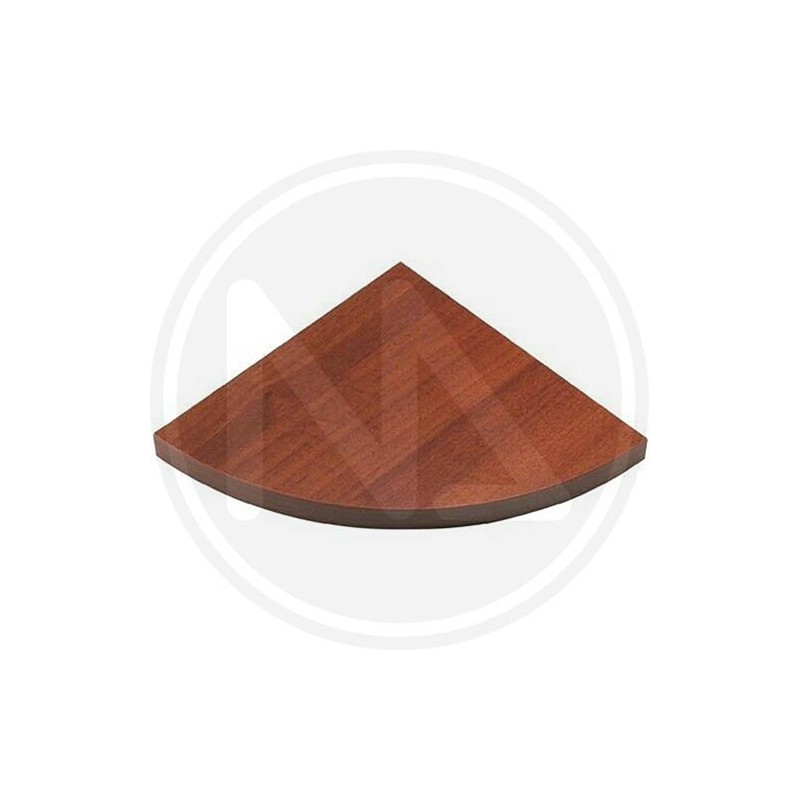 WALNUT CORNER MELAMINE SHELF