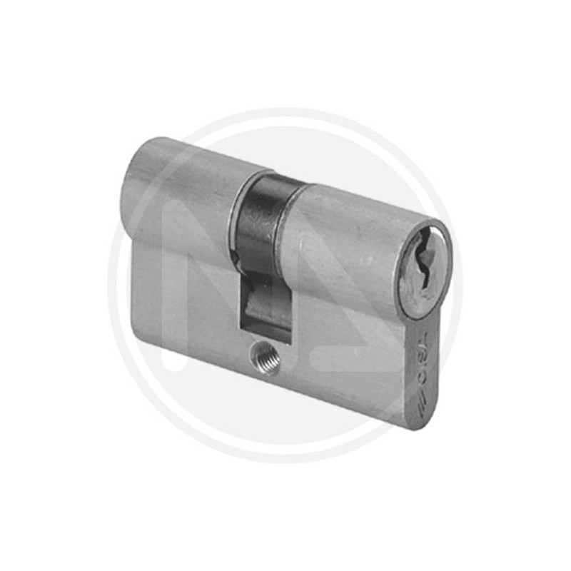 mortice version shaped cylinder NICKEL PLATE "0G300" cisa