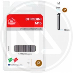 CHIODINI per FISSATRICE Con TESTA M15