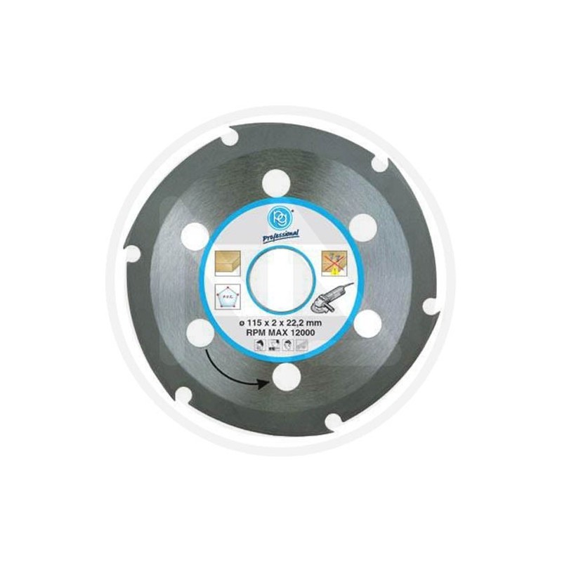 CIRCULAR SAW STEEL DISC FOR WOOD AND PVC POGGI