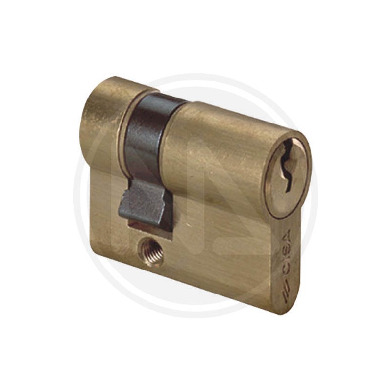 shaped single cylinder mortice version BRASS "0G304" cisa