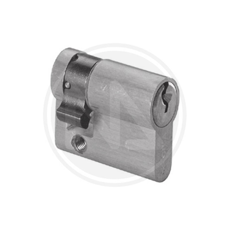 shaped single cylinder mortice version NICKEL PLATE "0G304" cisa
