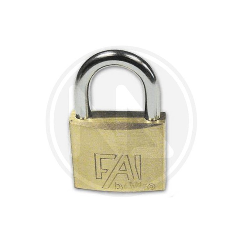 brass padlock with arch "fai" viro