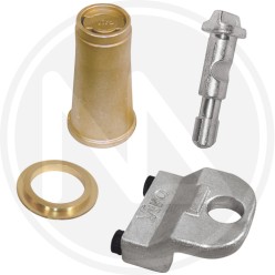 FIXING GROUP PADLOCK FOR GARAGE DOOR "696" VIRO