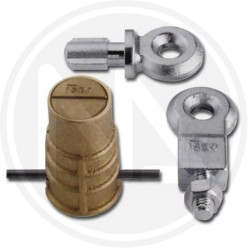 FIXING GROUP PADLOCK FOR SHUTTER "00490.7" ISEO