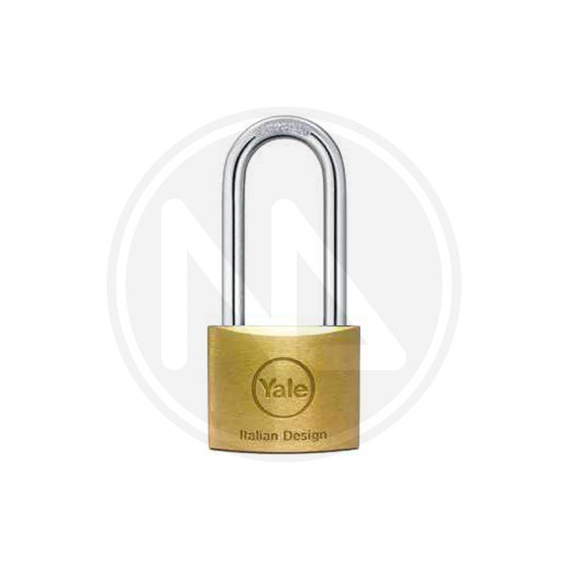 brass padlock with long arch "Ypl112" YALE