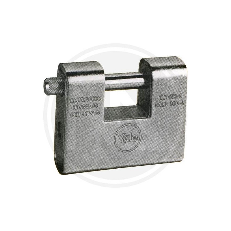 CEMENTED STEEL padlock for shutters "164" YALE